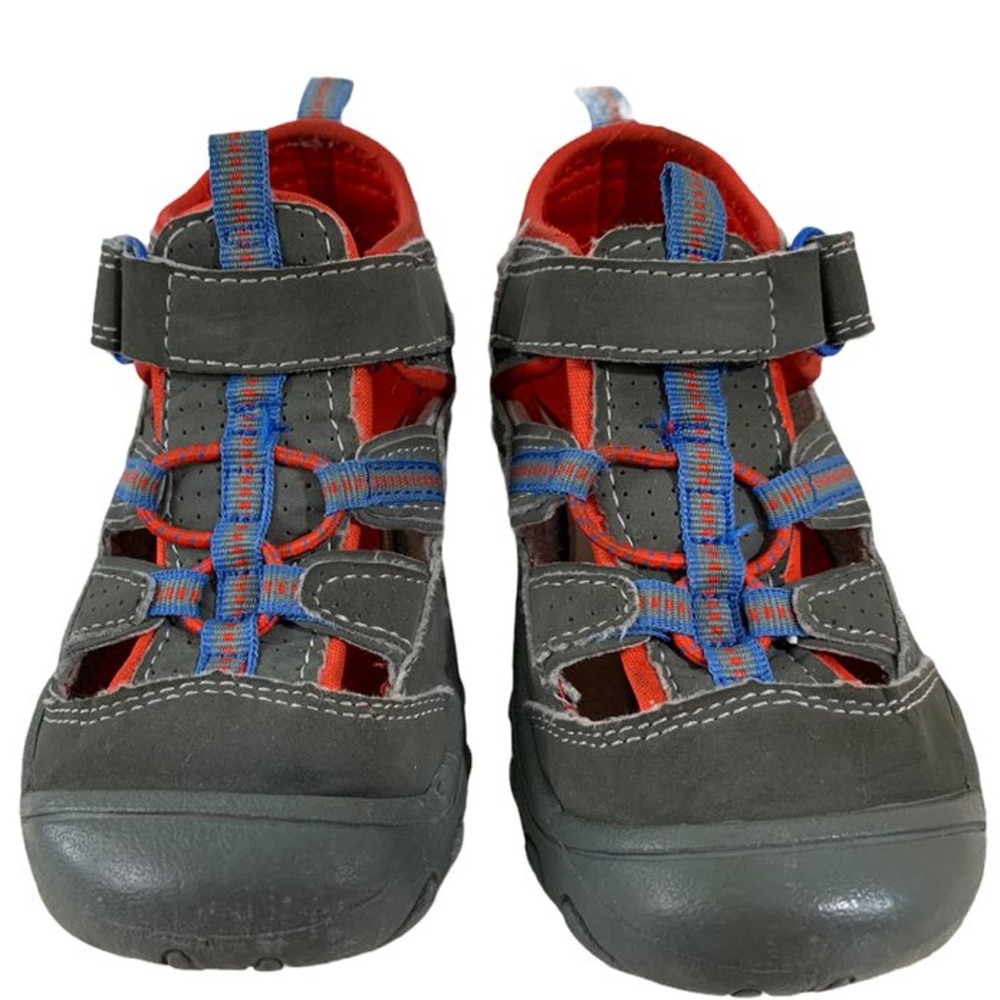 Oshkosh B'gosh Boys Toddler Size 9 Everyday Sandal Blue Gray Red Adjustable